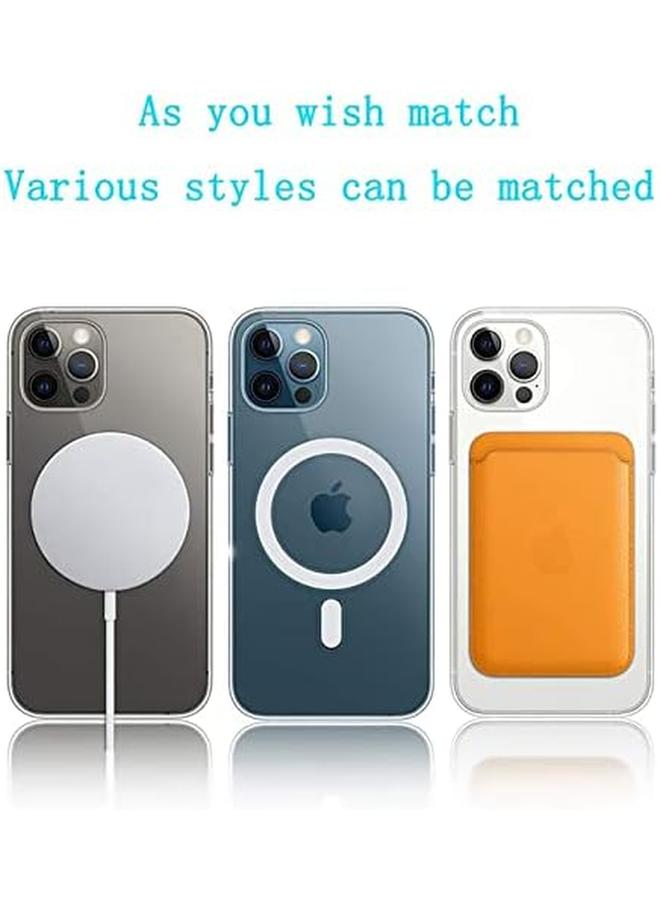 erorex Clear Magnetic Case For Iphone Xr With Mag Safe Wireless Charging Soft Silicone Tpu Bumper Cover Thin Slim Fit Hard Back Shockproof Anti Yellow Protective Case For Iphone  - Image 2
