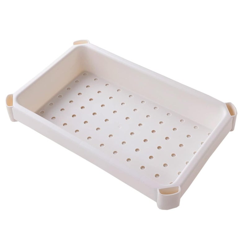 Homestic Bathroom Shelf|4 Layer Rack for Storage|Plastic Shelf for Bathroom, Kitchen|Bathroom Shelf Organizer|White - Image 5