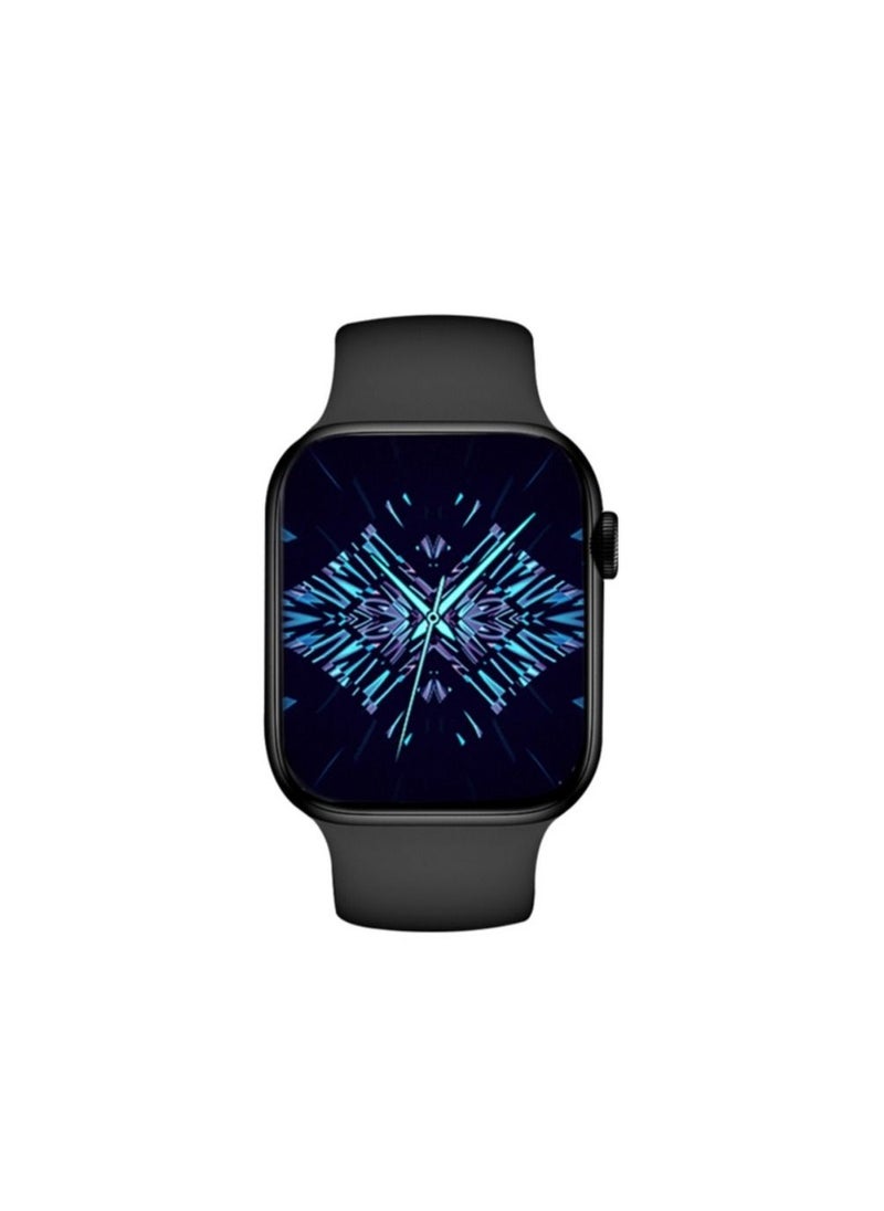 Generic - WS007 Smart Watch 2.0 Inch Wireless Charging Bluetooth NFC-BLACK - Image 1