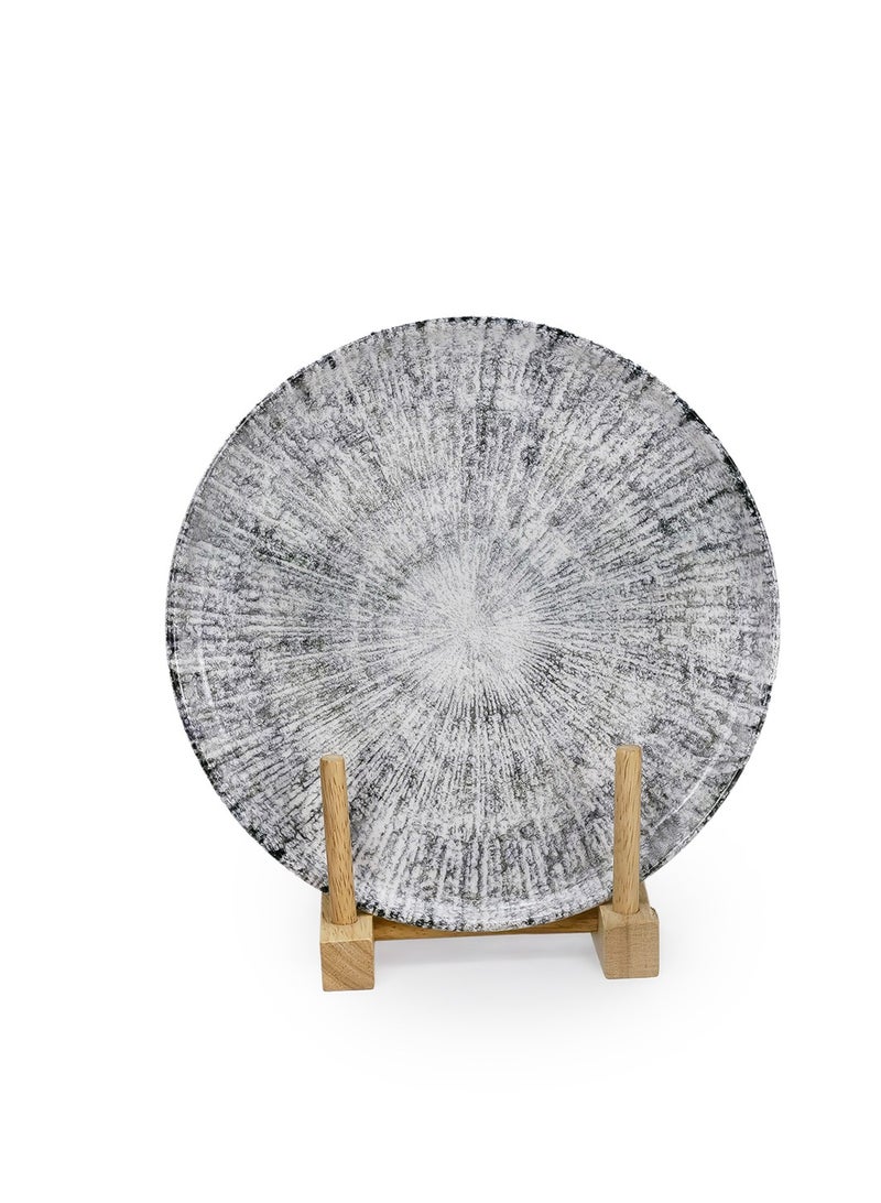 EDESSA Edessa Astin 20cm Premium Ceramic Dessert Plate - Multicolor (Set of 4)  - Image 2
