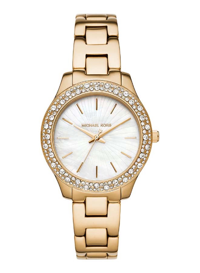 Michael Kors Women Analog Round Wrist Watch With Stainless Steel Strap MK4555 - Image 1