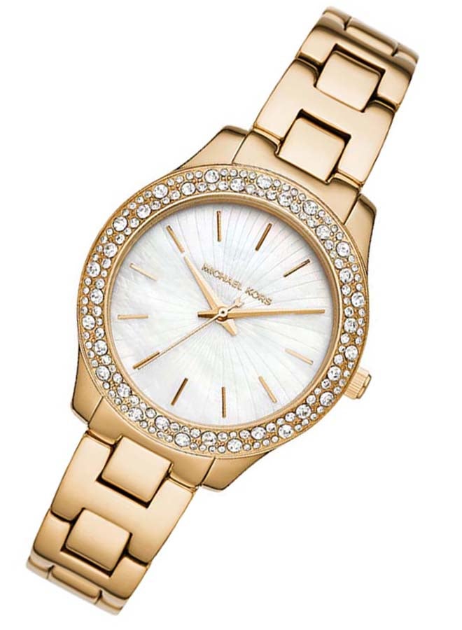 Michael Kors Women Analog Round Wrist Watch With Stainless Steel Strap MK4555 - Image 4
