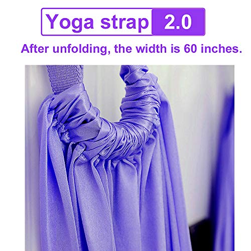 TOCO FREIDO Waist Back Leg Stretch Strap/Yoga Fitness Band, Leg Stretching Assist Trainer, Yoga Stretcher, Back Bend Split Inversion Strap for Fitness, Dance, Ballet, Gymnastics - Image 3