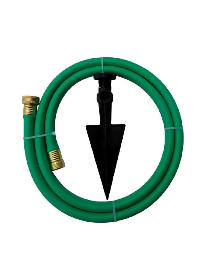 ACE 5-Ply Medium Duty High Strength Reinforced Faucet Hose Extender Green and Black 5/8 Inch x 6 ft 7430101 - Image 1