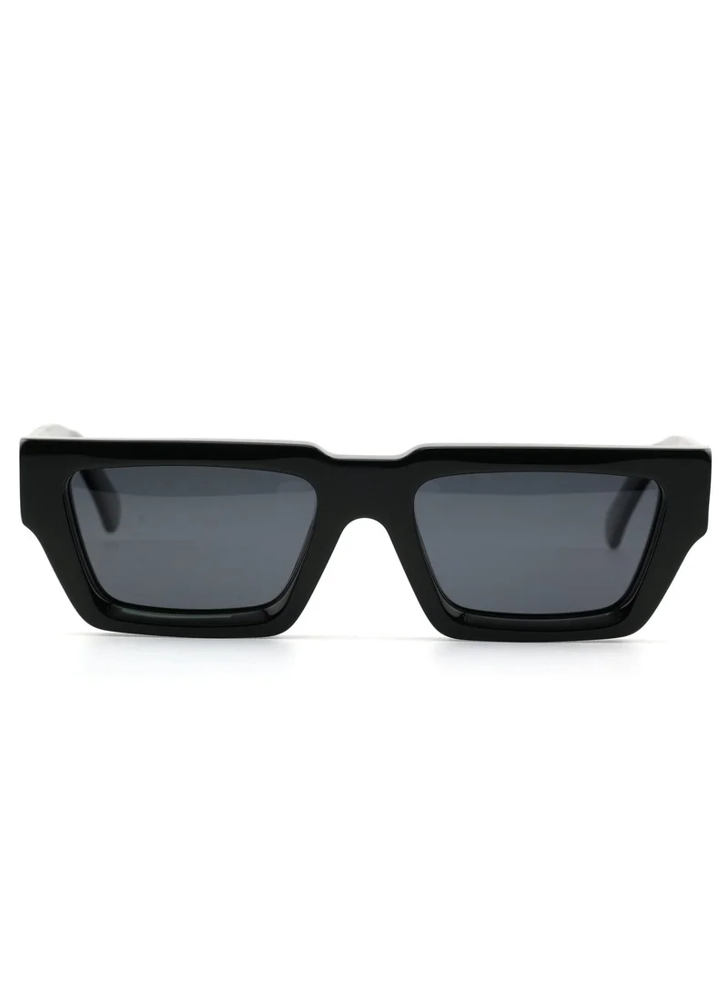 Finch County Premium square black sunglasses for men & women UV-400 Polarized Acetate frame by Finch County