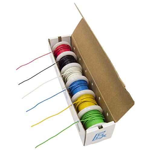 EX ELECTRONIX EXPRESS Hook Up Wire Kit (Tinned Copper) 22 Gauge (6 Different Colored 25 Foot Spools Included) - EX ELECTRONIX EXPRESS - Image 3