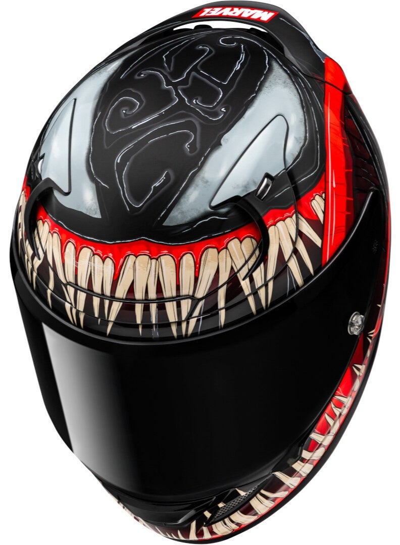 HJC RPHA 12 VENOM 3 MARVEL BK/RD Helmet - Image 2