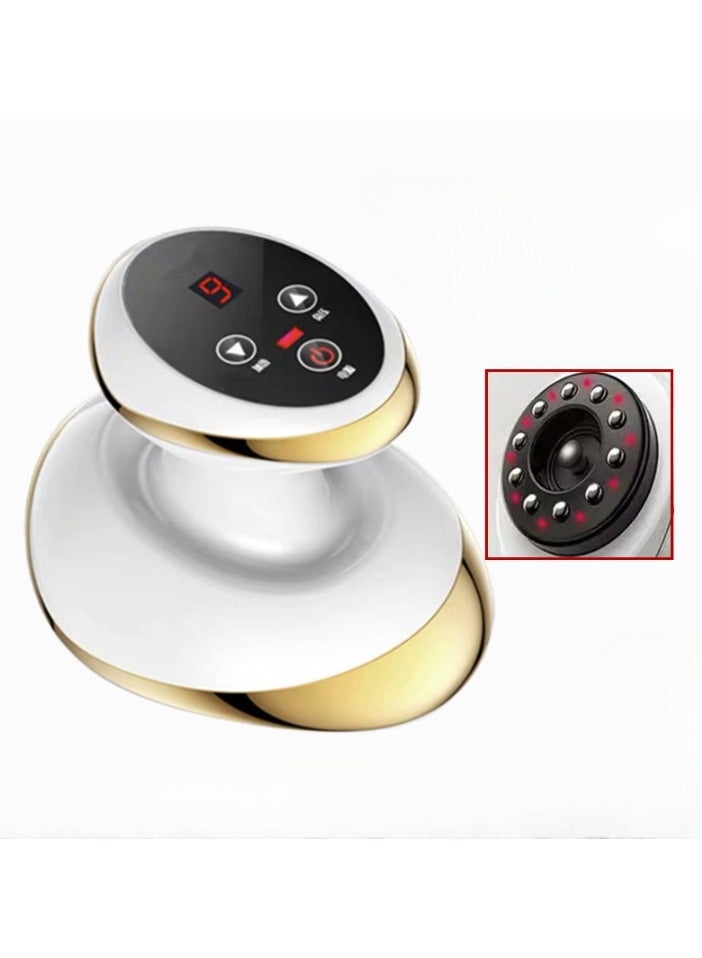 AROAQ Electric Cupping Massager, portable and durable Electric Cupping Therapy,  Fat Burner Anti-cellulite Massager for Neck, Shoulder, Back, Leg, and Body Massage, ( Gold Style 1) - Image 1