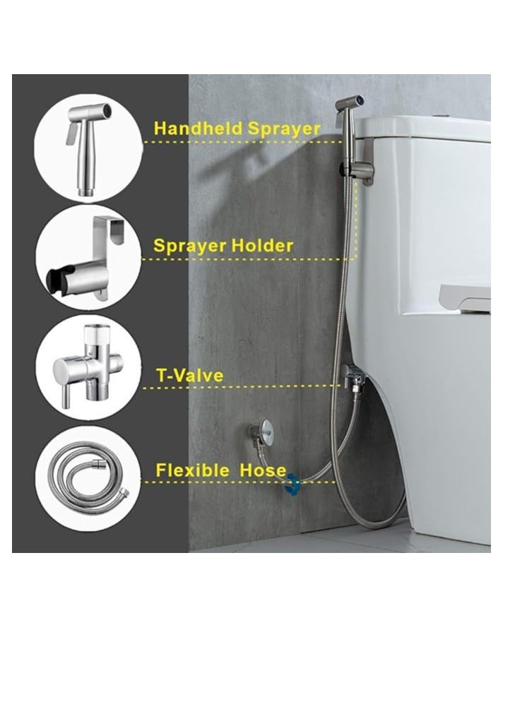 Cool Baby Handheld Bidet Sprayer Adjustable Water Pressure Control Comes with Bidet Hose - Image 4