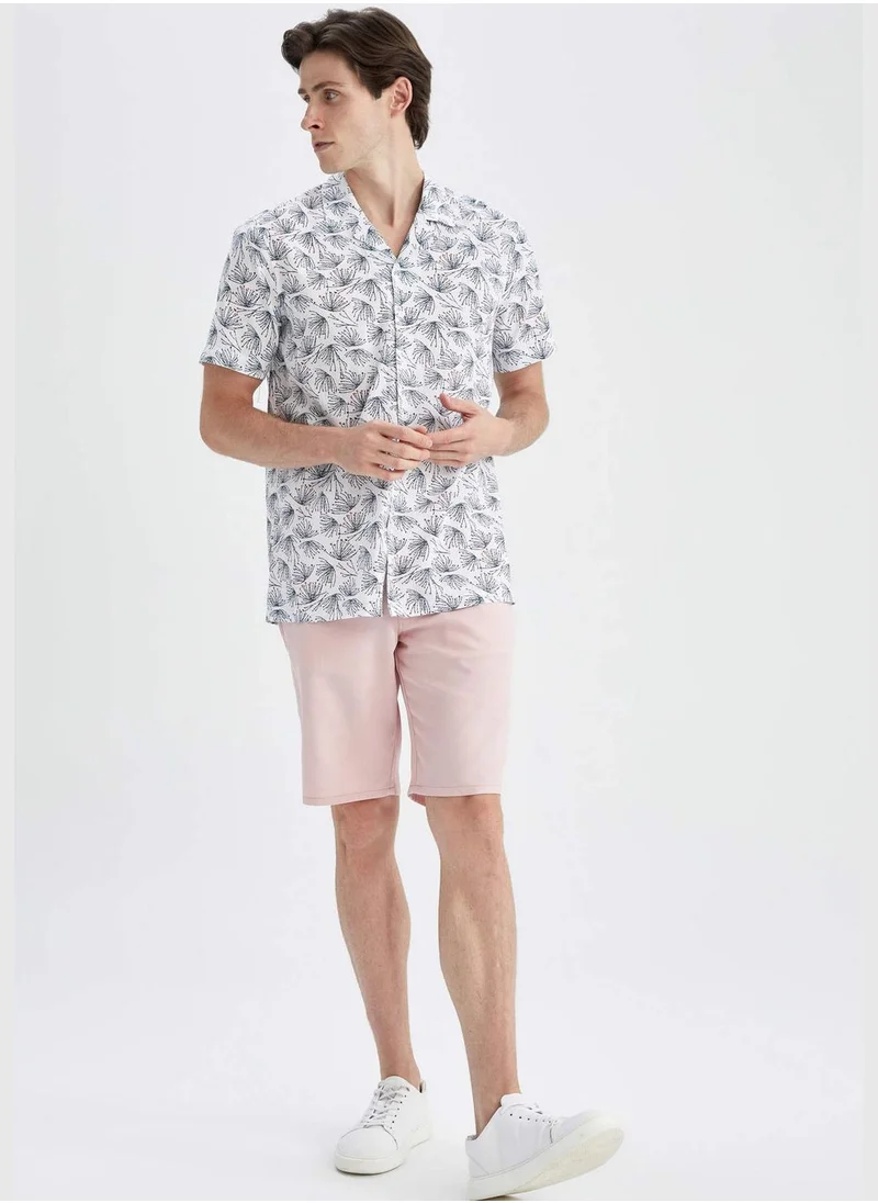 ديفاكتو Regular Fit Bermuda Shorts