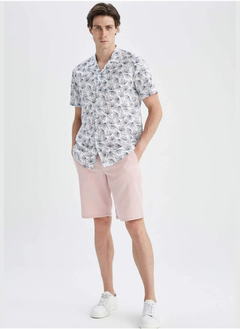 ديفاكتو Regular Fit Bermuda Shorts