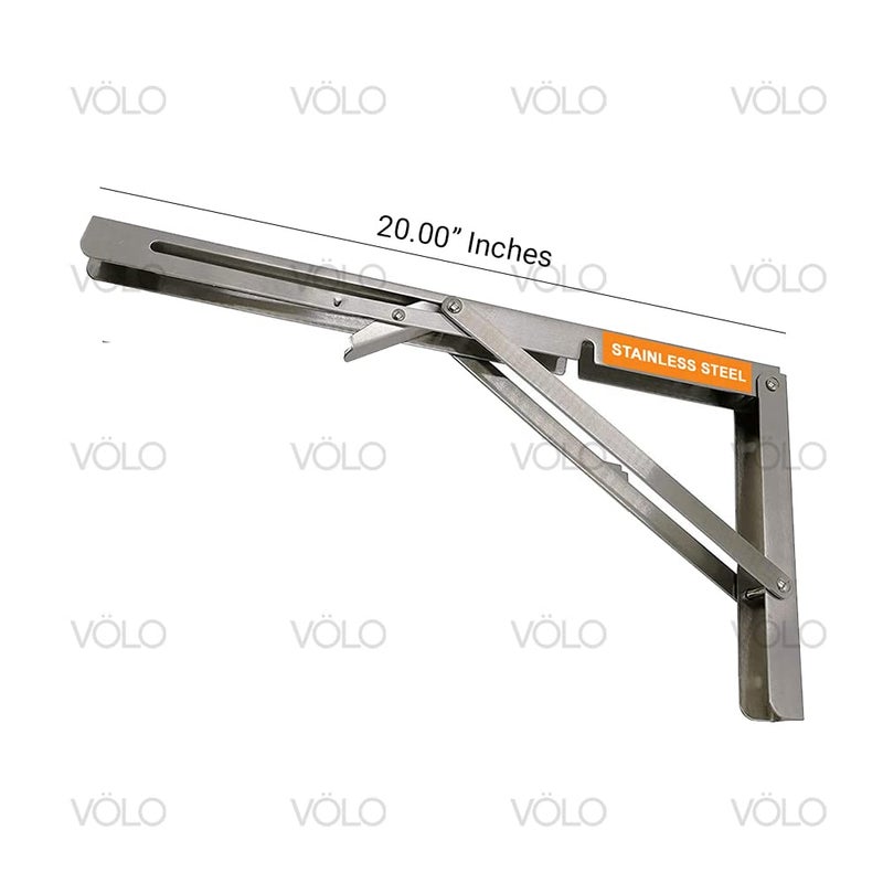Volo رفوف فولاذية قابلة للطي 500 مم 20 من Volo Premium - Image 2