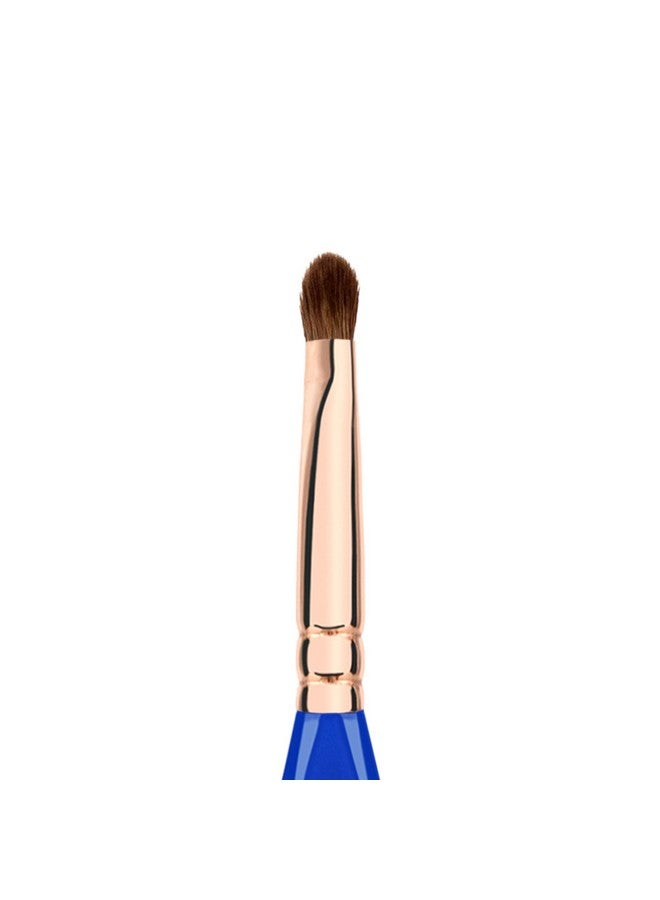 Bdellium Tools Professional Makeup Brush Golden Triangle 772 Small Shader With All Vegan And Soft Synthetic Fibers For Precise & Quick Shading (Blue 1Pc) - Image 2