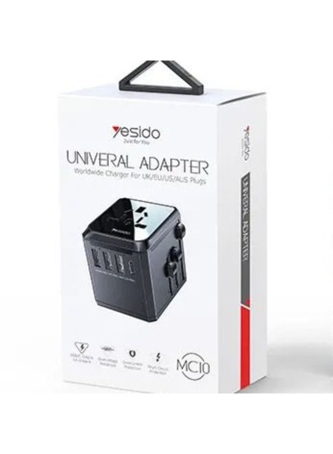 Yesido Universal adapter worldwide charger for UK/EU/US/AUS plug - Image 1