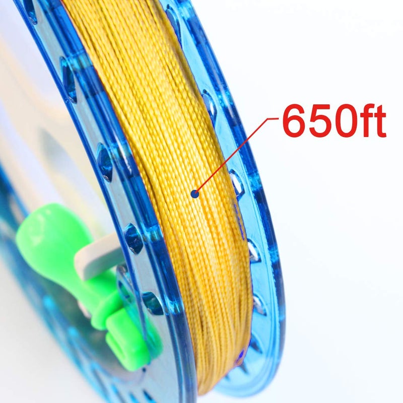HENGDA KITE Professional Outdoor Kite Line Winder Winding Reel Grip Wheel with 650 Feet (60LBS) Flying Line String Flying Tools with Lock for Kids and Adults - Image 5