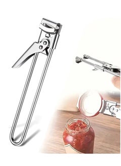 Adjustable Non-Slip Can and Bottle Opener – Labor-Saving Twist Cap Tool for Easy Opening of Condiment Jars, Household Bottles, and Outdoor Camping