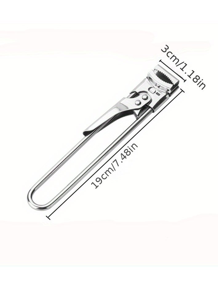 Generic - Adjustable Non-Slip Can and Bottle Opener – Labor-Saving Twist Cap Tool for Easy Opening of Condiment Jars, Household Bottles, and Outdoor Camping - Image 1