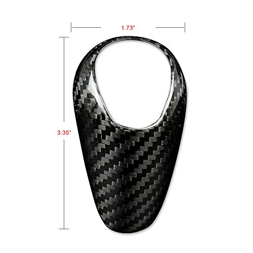 AIRSPEED Gear Shift Knob Cover Interior Trim for BMW M2 F87 M3 F80 M4 F82 M5 F83 F10 F12 F13 X5M F85 X6M F86 Accessories, Carbon Fiber - Image 2