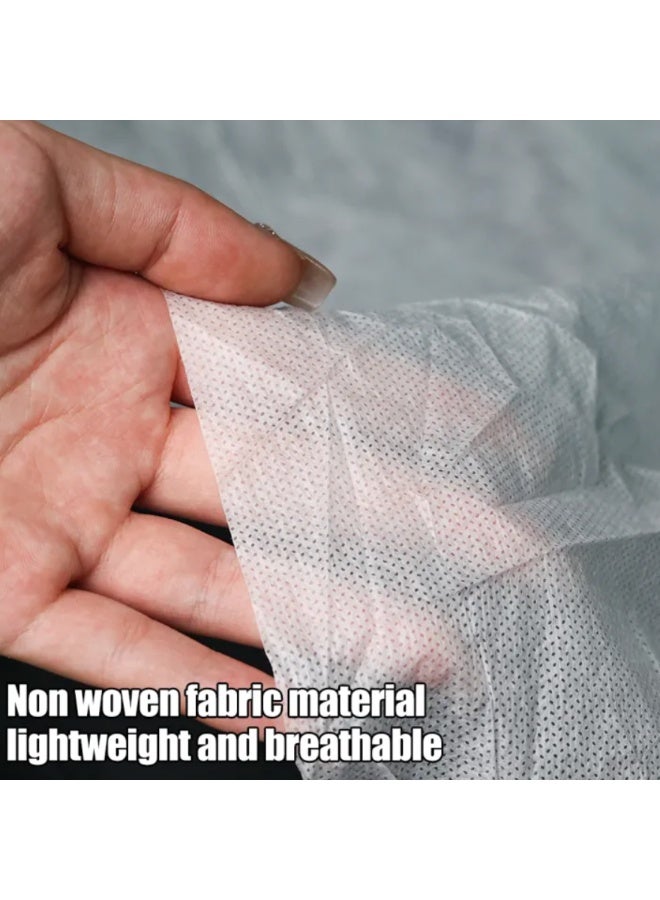 غطاء كرسي للاستخدام مرة واحدة من قطعتين للسفر والنقل العام والطائرات والقطارات وغطاء كرسي غير معزول ومضاد للمس لحماية الحافلات والسيارات - Image 5