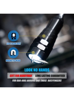 Generic Vibelite  Extendable Magnetic Flashlight With Telescoping Magnet Pickup Tool-Cool Gadgets Gifts Idea And Fathers Day Dad Gifts For Men Husband Dad Father Mechanic Tech Handyman Him Women  - Image 5