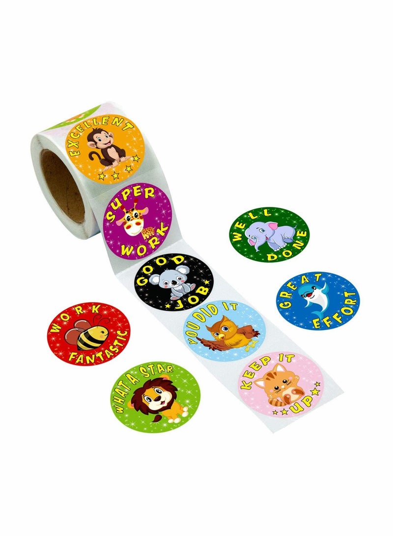 Fun Animal Stickers for Kids' Rewards and Motivation - Image 1