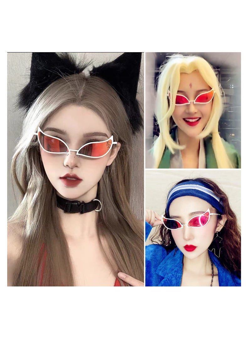 SYOSI نظارات أنمي دوفلامينجو مضحكة من ون بيس جوكر فضائي كوسبلاي نظارات شمسية UV400 - Image 2