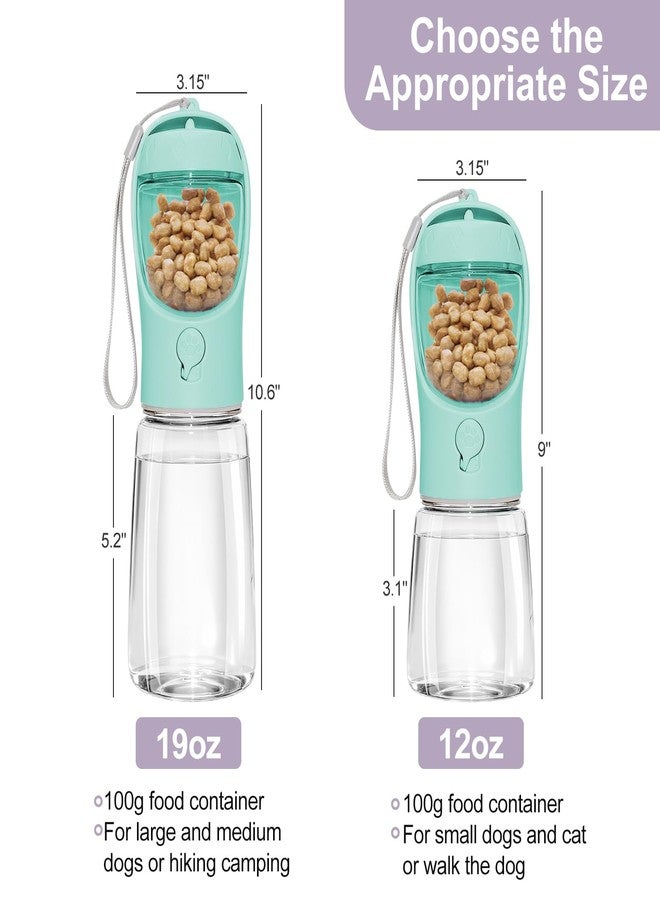Liphier Dog Water Bottle, Portable Water Bottle with Food Container for Dogs Cat Pet Hiking Walking Travel Camping, Leak-Proof Dog Water Bowl Dispenser with Feeder Function Puppy Essentials - Image 3