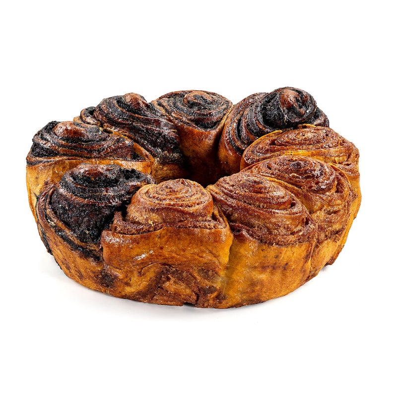 Chocolate N’ Cinnamon Babka Cake | 32 Oz Babka Bread | Valentines Gift Basket | Christmas, Valentines or Thanksgiving | Gift Idea for Men, Women, Colleagues & Friends - Image 1