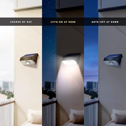 Dylect® Luxe Solar Light/Lamp for Home Décor, Unmatched 48Hr Runtime, Premium Solar Light for Modern Home with Motion Sensor, 4 Modes in 1 with Auto On/Off, IP54 Waterproof (4000K, Natural White) - Image 2