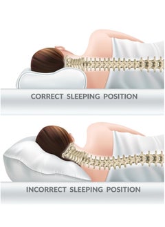 HT Best Medical Sleep Pillow in Egypt Memory Foam  - Image 3