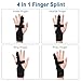 PKSTONE Full Trigger Finger Splint Hand and Wrist Brace Support for Sprains Pain Relief Arthritis Tendonitis Fractured Finger Adjustable Locking Straightener - Image 4