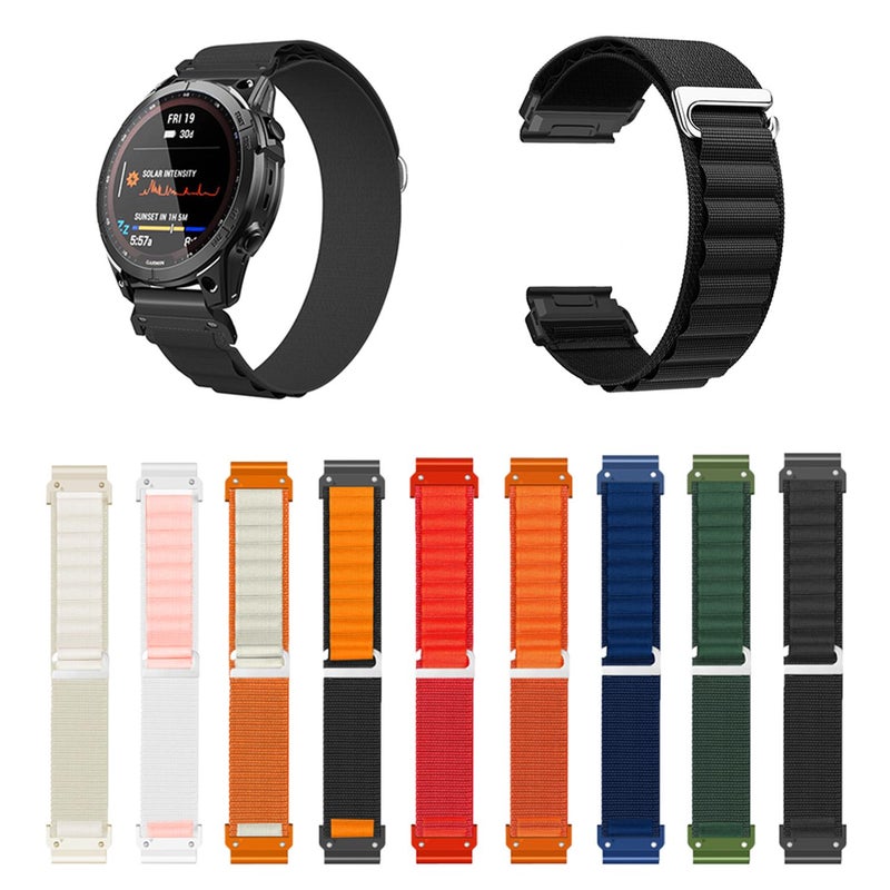 erorex For Gamin 26Mm Quick Release Nylon Watch Band(Army Green) - Image 3