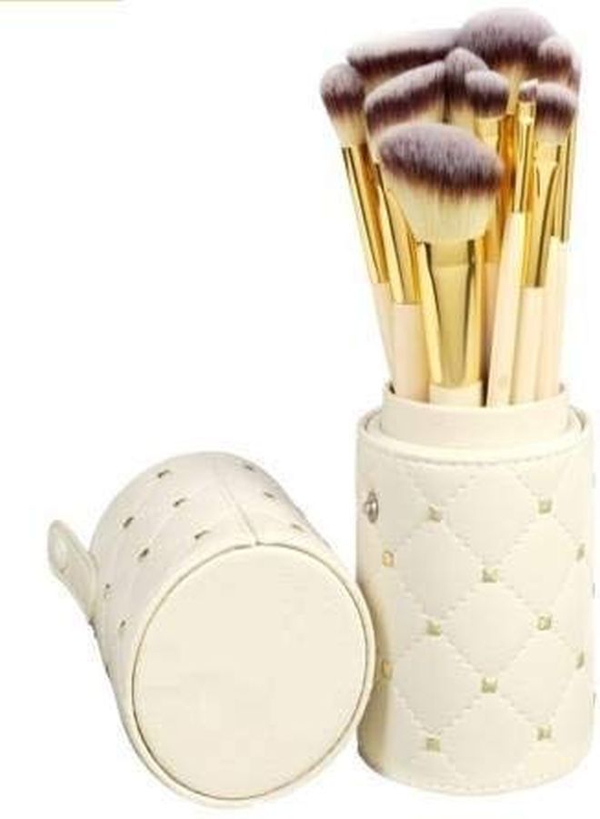 MACPLUS Beauty And Makeup Studded Couture Brush Set - Pack Of 12 Pieces - Image 1