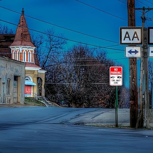Enjoyist Large No Parking - Tow Away Zone Sign, 18"x 12" .040 Aluminum Reflective Sign Rust Free Aluminum-UV Protected and Weatherproof - Image 4
