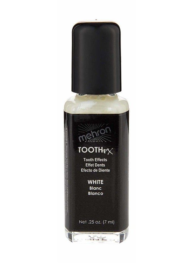 mehron Makeup Tooth FX with Brush for Special Effects, Halloween, Movies (.25 oz) (White) - Image 2