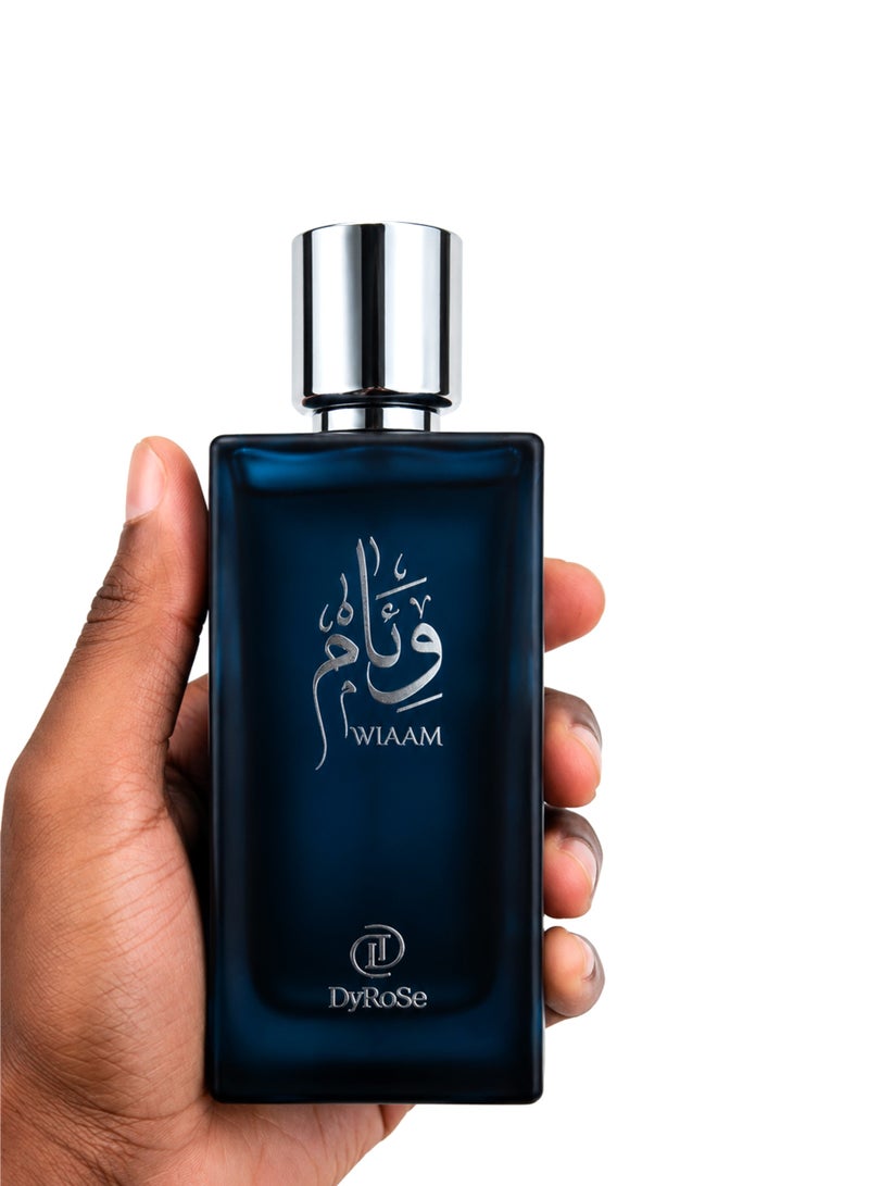 Dyrose Wiaam Eau De Perfume 100ml | Luxury Unisex Woody Aromatic Perfume with Iris & Vanilla | Long Lasting Signature Fragrance - Image 3