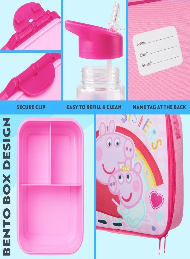 Get Trend Peppa Pig Lunch Bag Set (Pink Peppa Pig) - Image 4