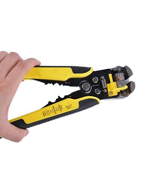 Generic Hetkrishi Professional Heavy Duty Self Adjusting Automatic Wire Stripper Cutter Cable Crimper Automatic Plier Terminal Tool  - Image 3