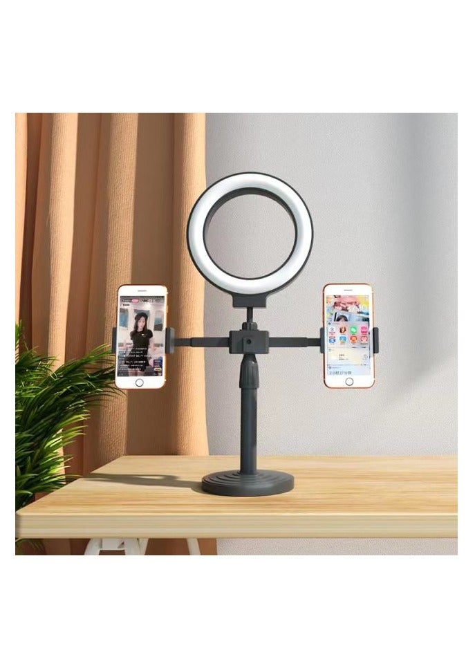 ELTRAZONE Muting Portable Makeup Facebook Live Stream LED Lights Adjustable Beauty Selfie Mobile Phone Holder for Perfect Lighting and Selfies – Compatible with iPhone & Android Smartphones - Image 3