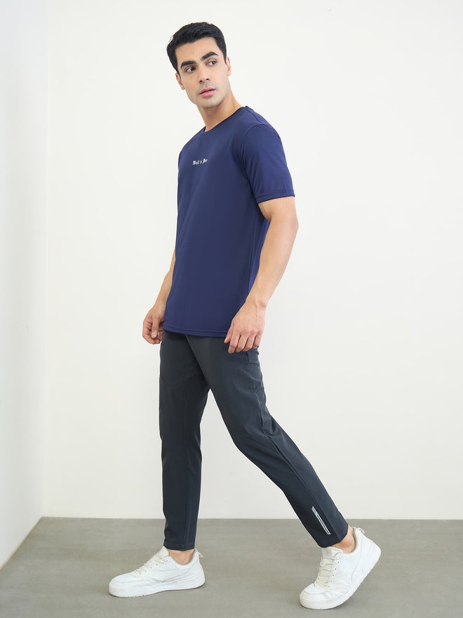 Styli Active Men Chest Printed Regular Fit Active T-Shirt - Image 2