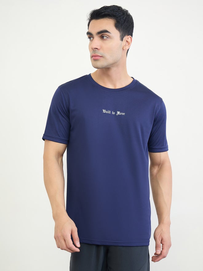 Styli Active Men Chest Printed Regular Fit Active T-Shirt - Image 3