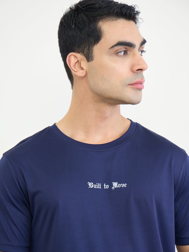 Styli Active Men Chest Printed Regular Fit Active T-Shirt - Image 4