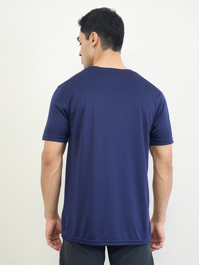 Styli Active Men Chest Printed Regular Fit Active T-Shirt - Image 5