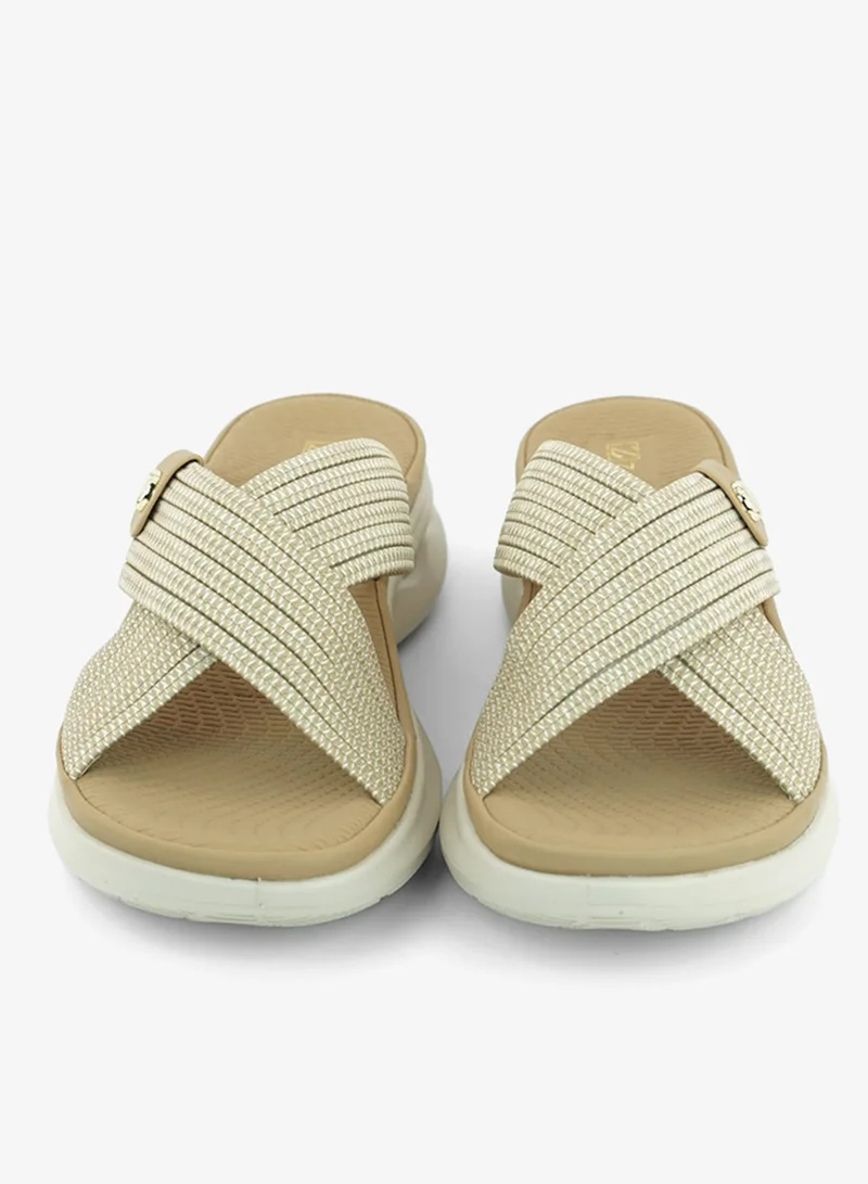 Zayna Camel 221-343 Zayna Ladies Casual Slides 19Z332-326 Camel for Women | Best Price UAE