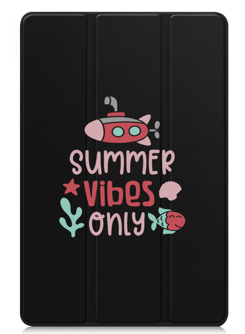 Theodor Protective Flip Case For Apple iPad Pro 13 (2024) With Trifold Stand Auto Wake Sleep Shockproof Cover Summer vibes only - Image 1