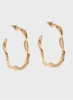 Ella Limited Edition Dimante Hoop Earrings  - Image 1