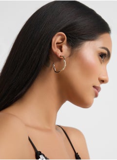 Ella Limited Edition Dimante Hoop Earrings  - Image 3