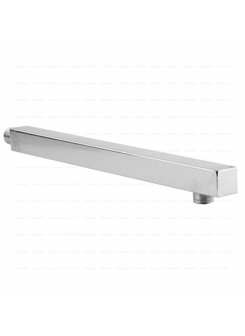 Glosy Glosy 18Inch Square Shower Rod SS 304 Stainless Steel RustProof HeavyDuty Chrome Finish Bathroom Fitting for WallMounted Showers 