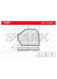Stark STARK - POLLEN FILTER / CABIN FILTER FOR MERCEDES / CHRYSLER - 2028300018 / 2028300318 / 2108300718 / 2028300218 / 05101438AA / 05101439AA / 71775179  - Image 4