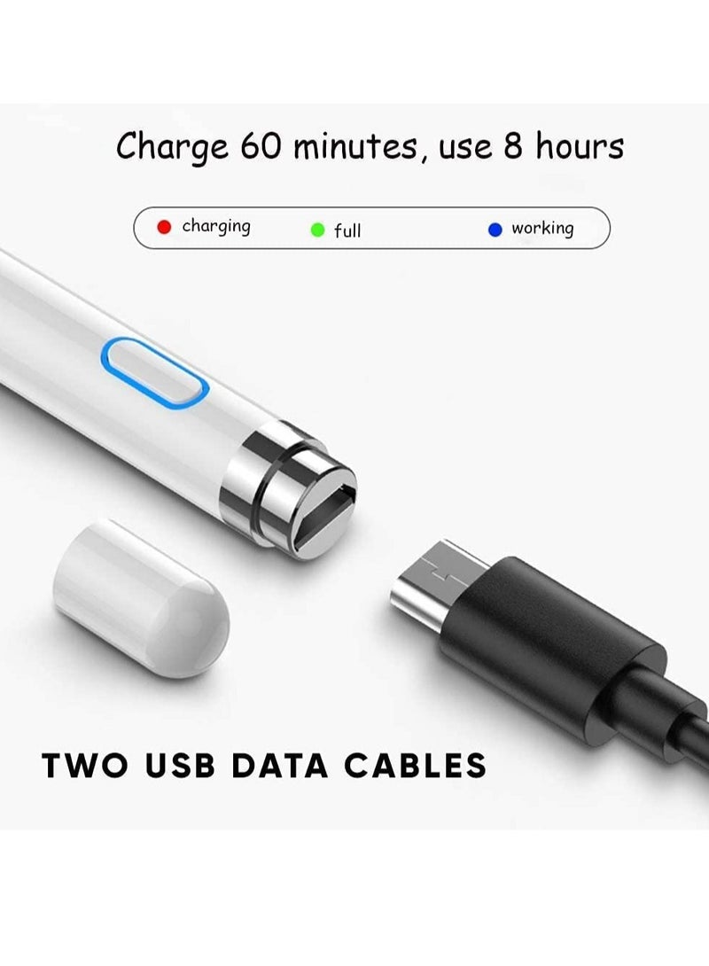 ELTRAZONE Stylus Pen Touch Screen Pencil: Active Stylus Pens Compatible for Apple iPhone iPad HP DELL Tablet Phone Laptop Chromebook Kindle Fire - Fine Point Digital Capacitive Drawing Pencil - Image 2